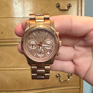 Michael Kors Metallic Rose Timepiece